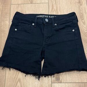 American Eagle Outfitters Women's Black Jean Shorts